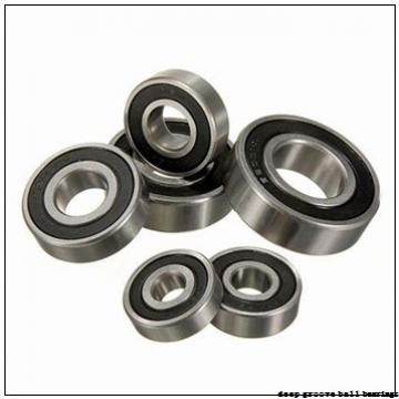 2 mm x 7 mm x 2,8 mm  ISO FL602 deep groove ball bearings