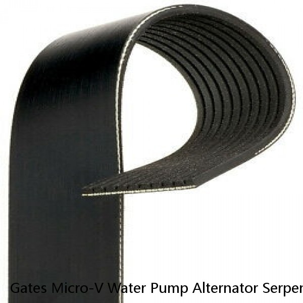 Gates Micro-V Water Pump Alternator Serpentine Belt for 1987-1999 Toyota sz