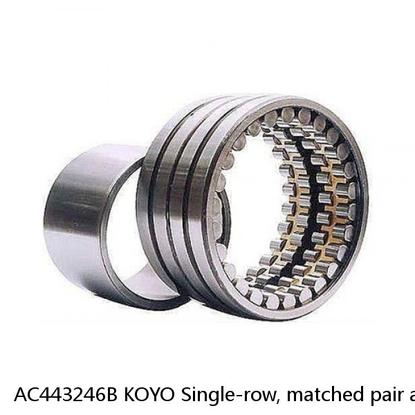 AC443246B KOYO Single-row, matched pair angular contact ball bearings #1 image
