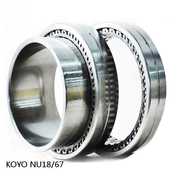 NU18/67 KOYO Single-row cylindrical roller bearings #1 image