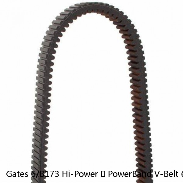Gates 6/B173 Hi-Power II PowerBand V-Belt 6 Bands Resistance to Weathering HR #1 image